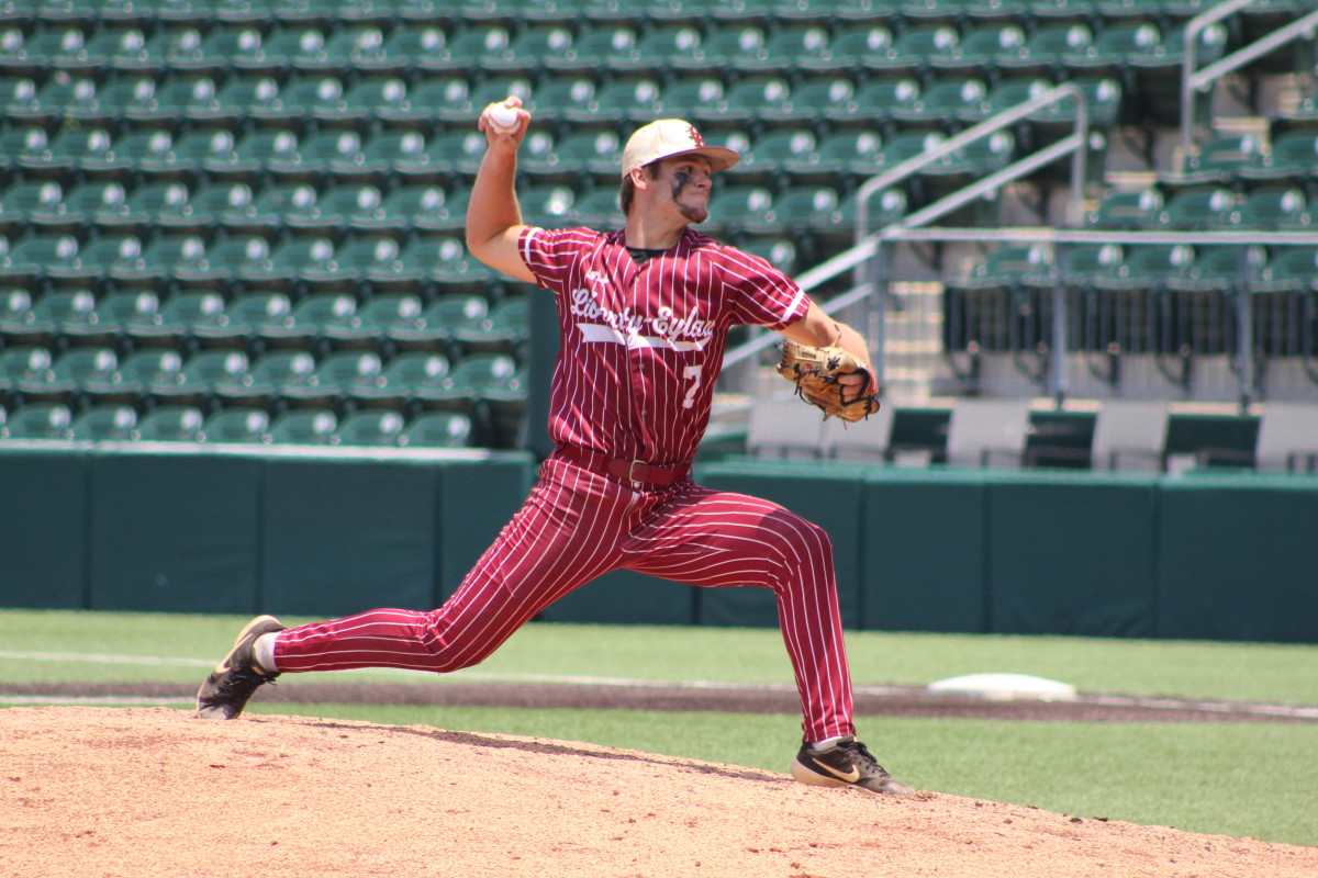 Texarkana Liberty-Eylau Canyon Randall 4A UIL state semifinals Texas baseball playoffs 060723 Andrew McCulloch 444